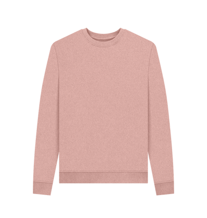 Sunset Pink Recycled Printed Sweater Front