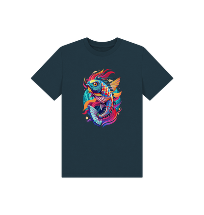 Denim Blue Printed Kids T-Shirt