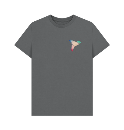Slate Grey Printed T-shirt Front
