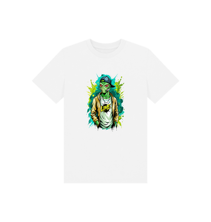 White Printed Kids T-Shirt