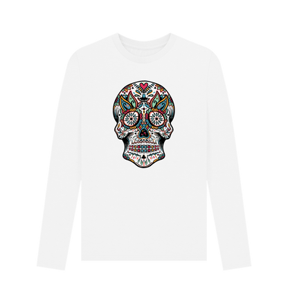 White Skull - Men's Long Sleeve T-shirt