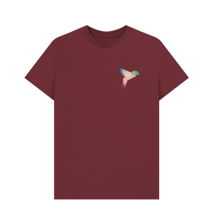 Red Wine Printed T-shirt Front