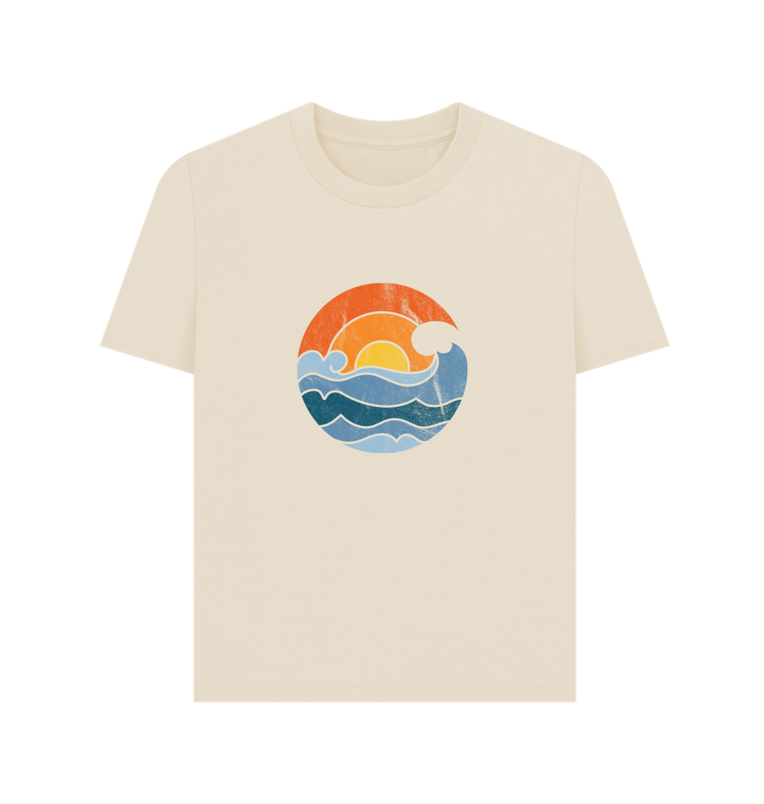 Oat Sun Wave - Women's Plain T-shirt