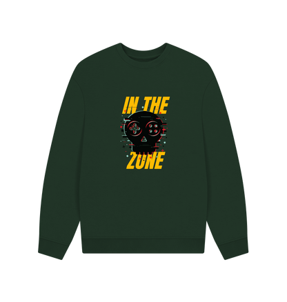 Evergreen Printed Sweater Front