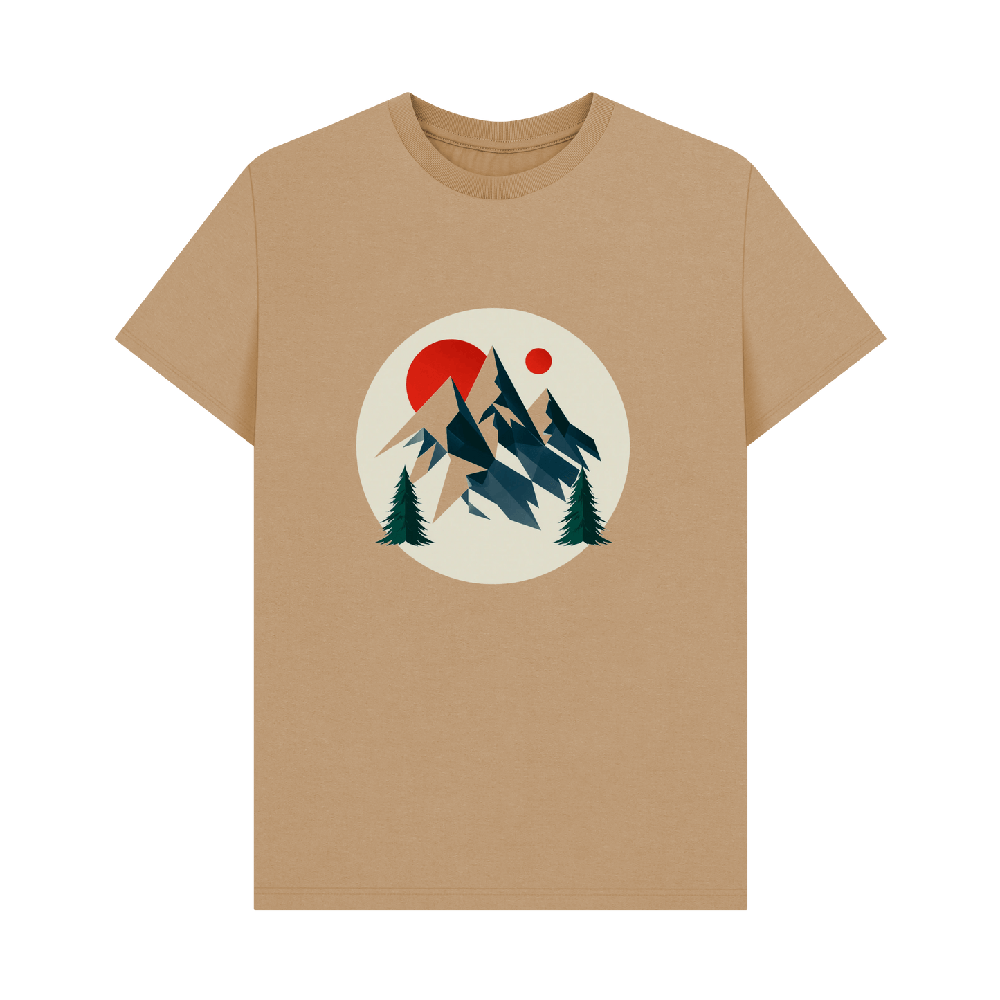 Sand Printed T-shirt Front
