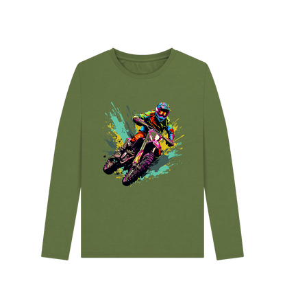 Colour Drip Fast Ride - Women's Long Sleeve T-shirt