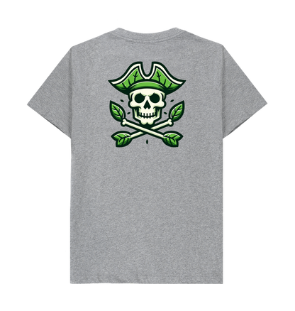 Athletic Grey Printed T-shirt Back