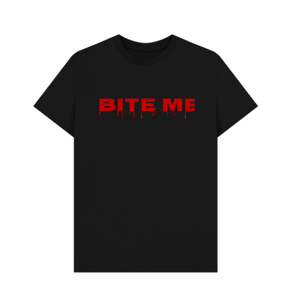 Black Printed T-shirt Front