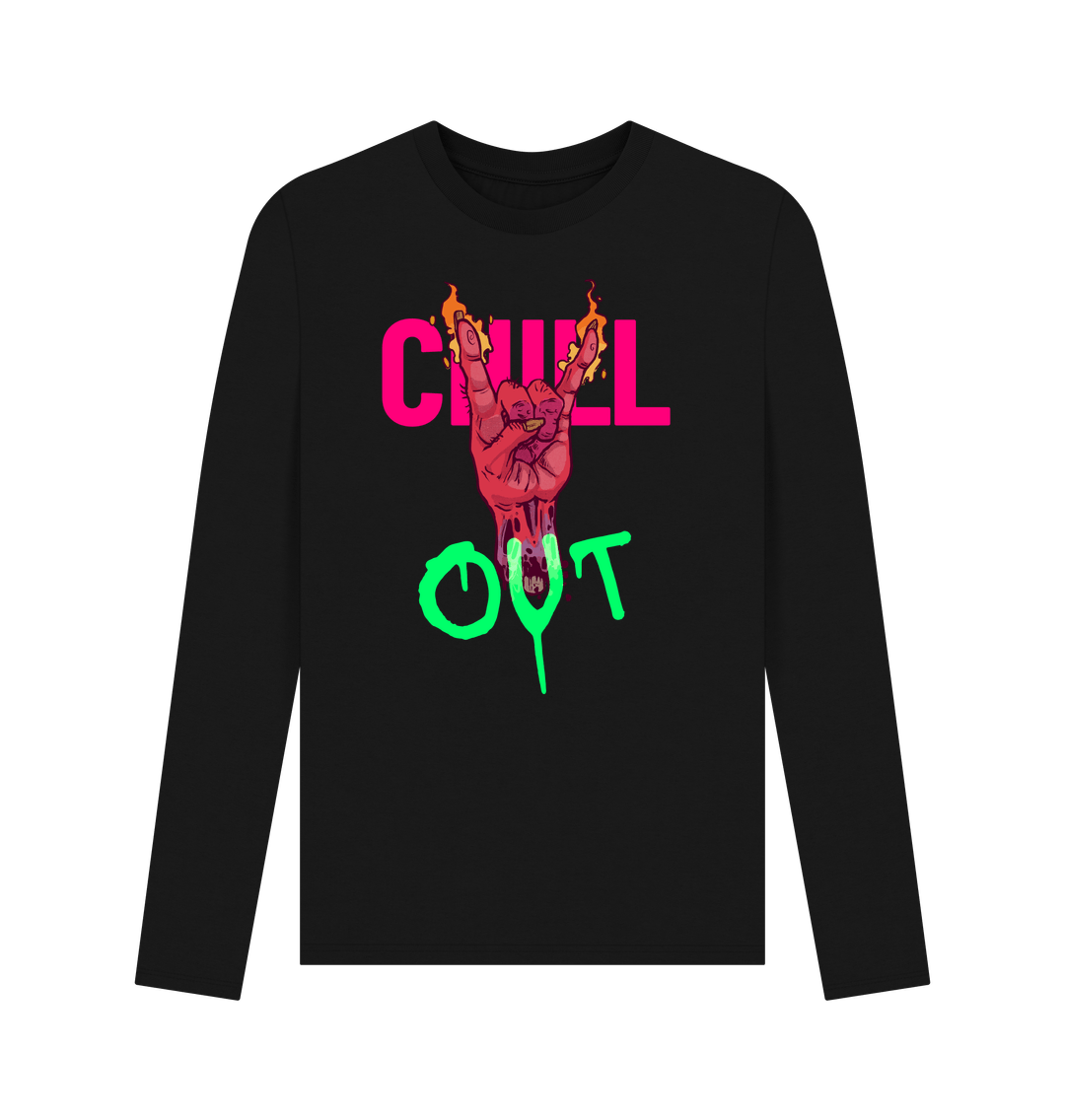 Black Chill Out - Men's Long Sleeve T-shirt