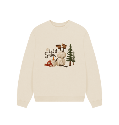 Oat Printed Sweater Front