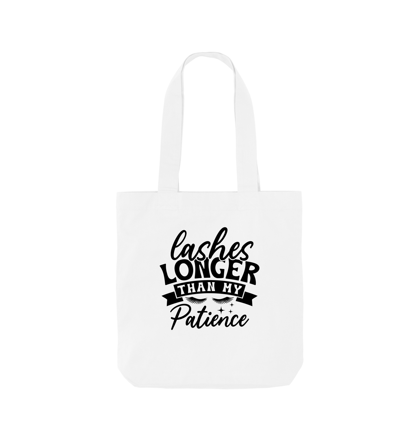 White Lashes longer than my patience - Colour Tote Bag