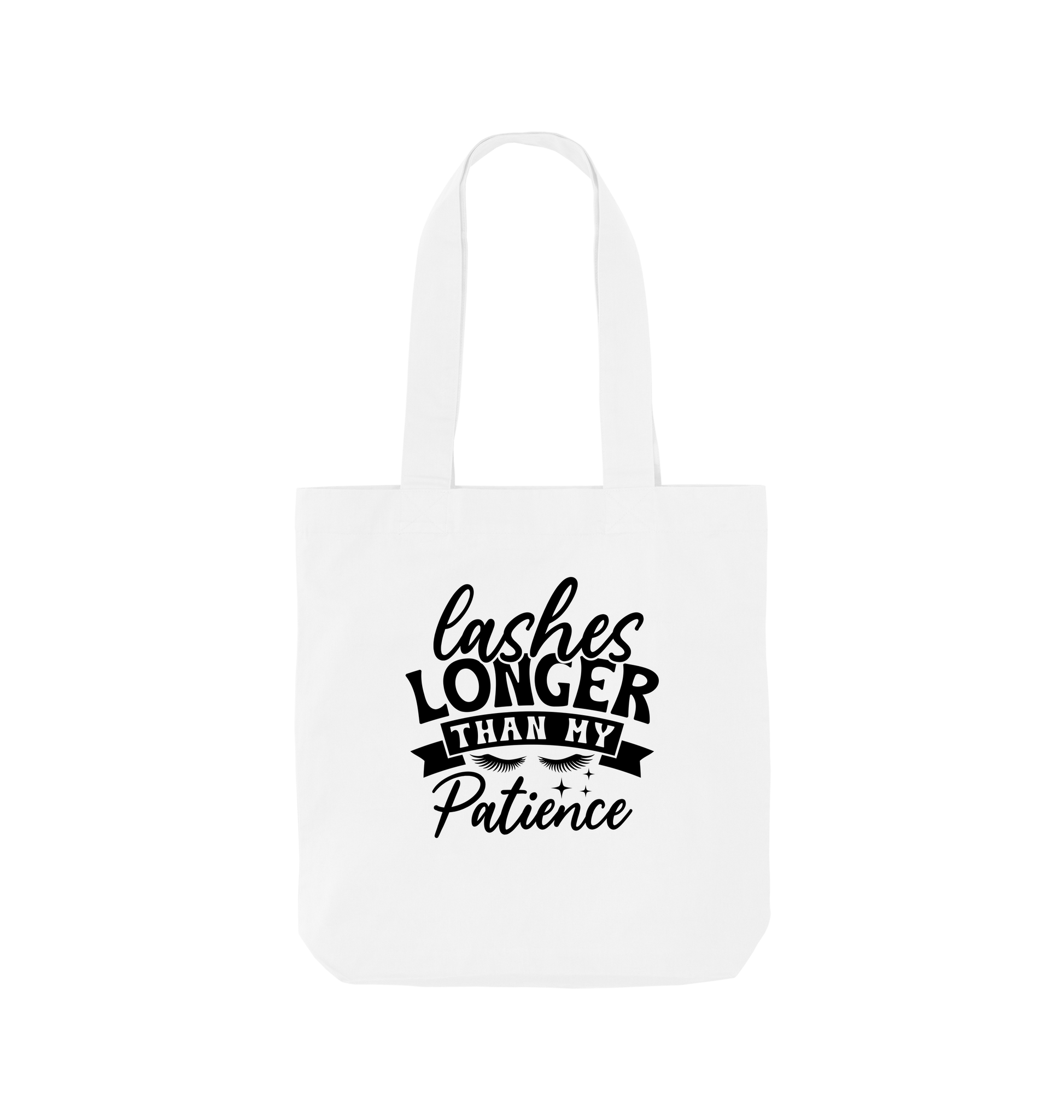 White Lashes longer than my patience - Colour Tote Bag