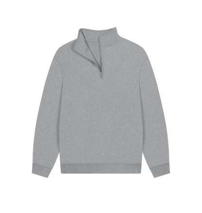 Athletic Grey Printed Sweater