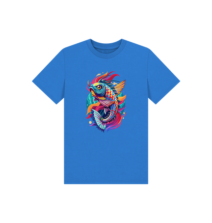 Bright Blue Printed Kids T-Shirt