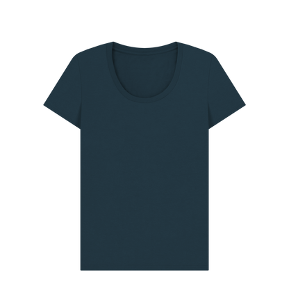 Denim Blue Printed T-shirt