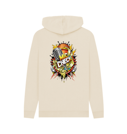 Oat Printed Hoody Back