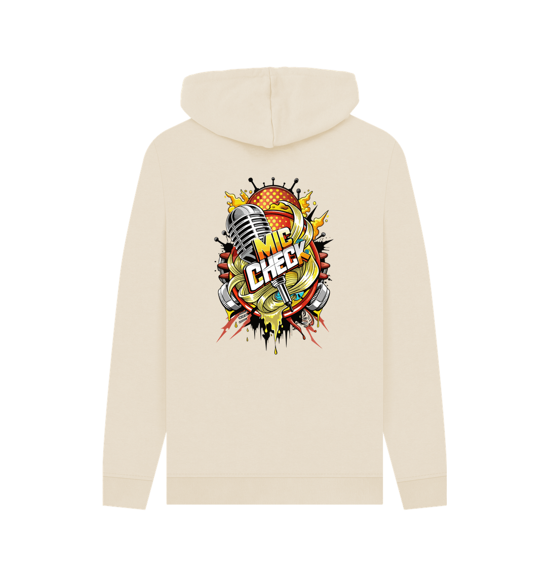 Oat Printed Hoody Back