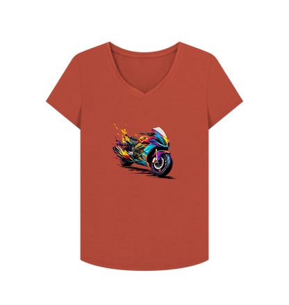 Rust Printed T-shirt Front