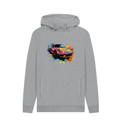 Light Heather Printed Hoody