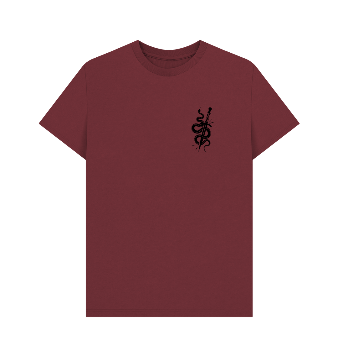 Red Wine Snake Sword - Men's Basic T-shirt