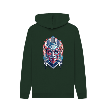 Evergreen Printed Hoody Back