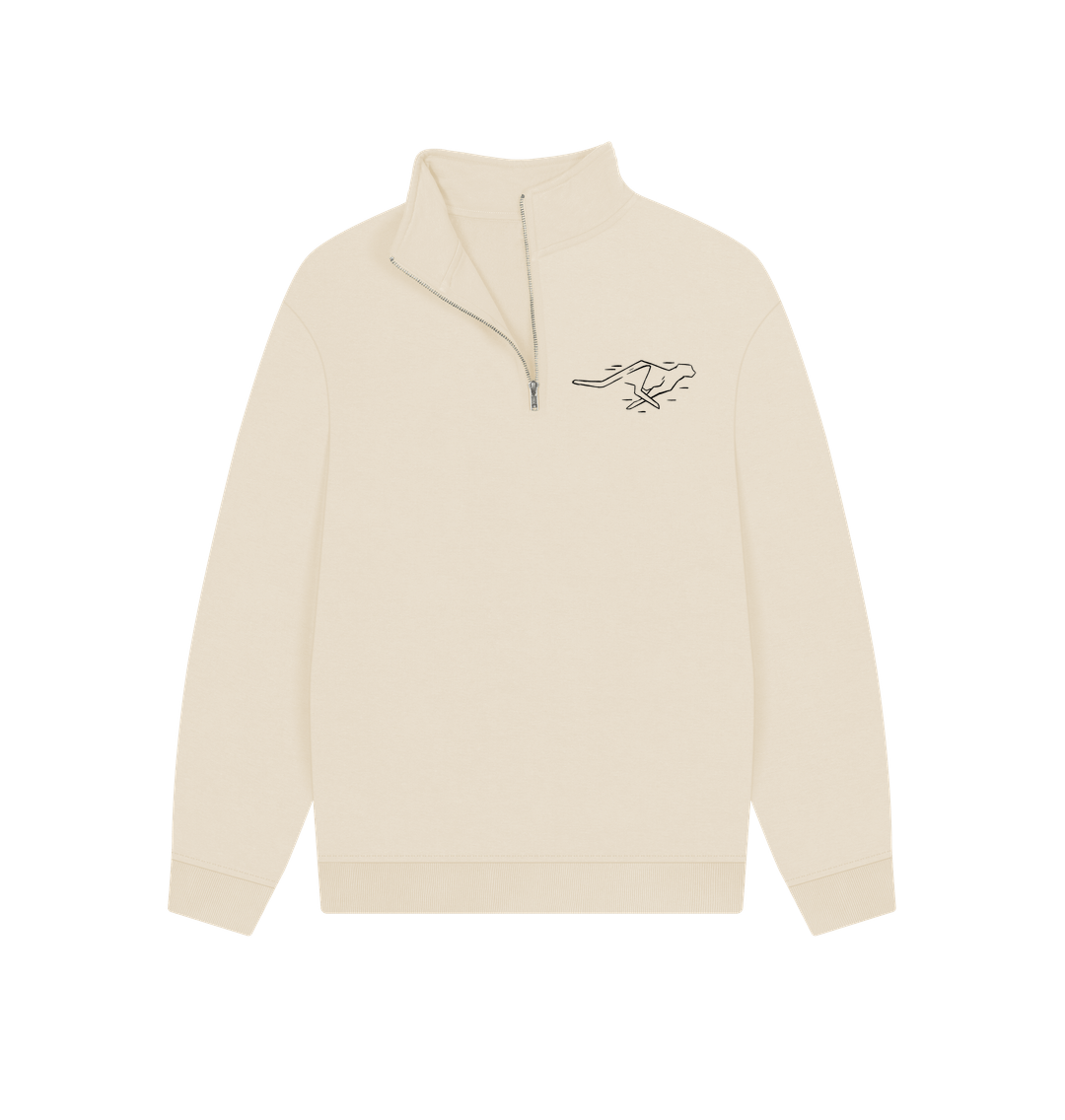 Oat Puma - Unisex Quarter-zip Sweatshirt