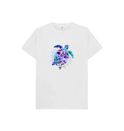 White Printed Kids T-Shirt