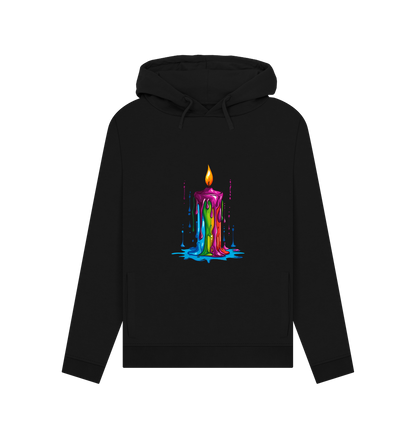Black Printed Hoody
