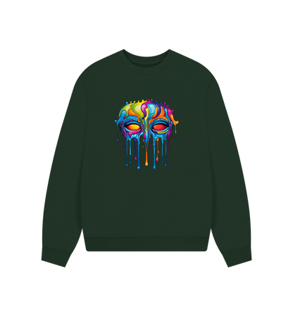 Evergreen Printed Sweater Front