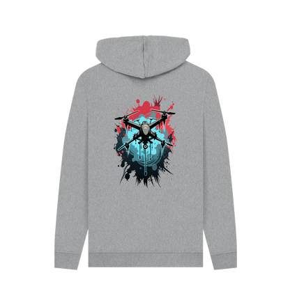 Light Heather Printed Hoody