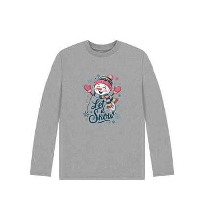 Athletic Grey Printed Kids T-Shirt Front