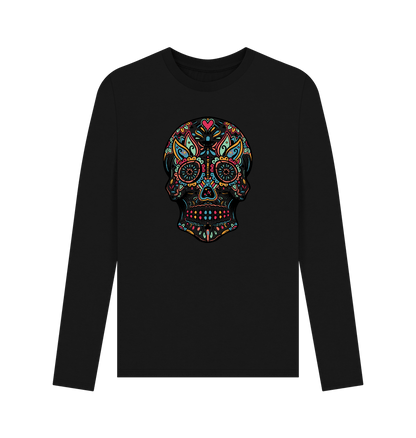 Black Skull - Men's Long Sleeve T-shirt