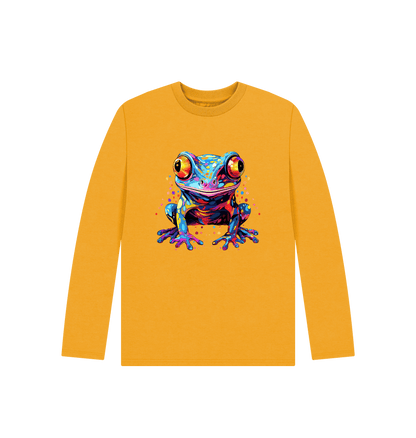 Mustard Printed Kids T-Shirt