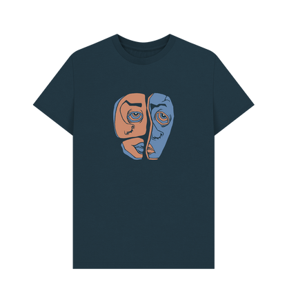 Denim Blue Printed T-shirt