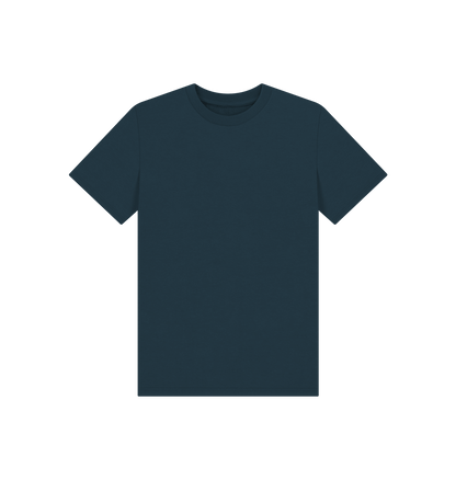 Denim Blue Plain Kids' Basic T-Shirt