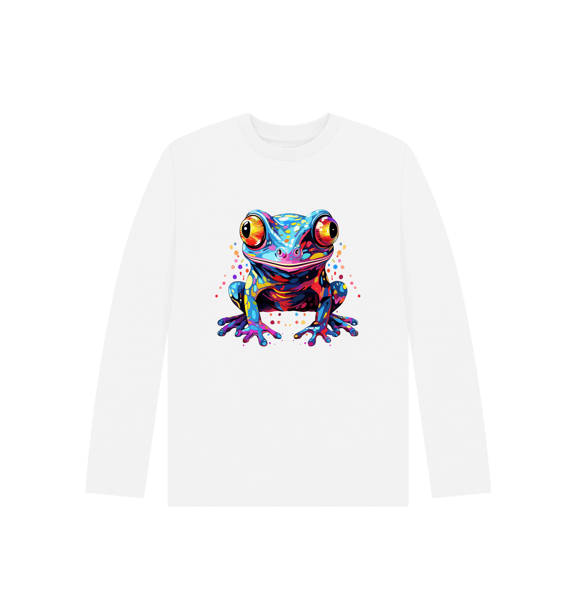 White Printed Kids T-Shirt