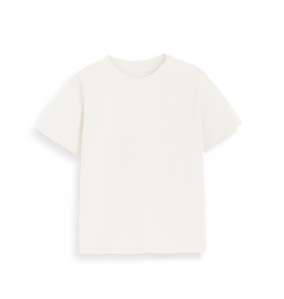 Organic Natural Plain Baby T-Shirt