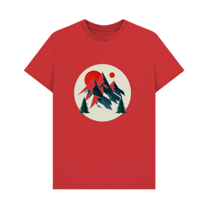 Red Printed T-shirt Front