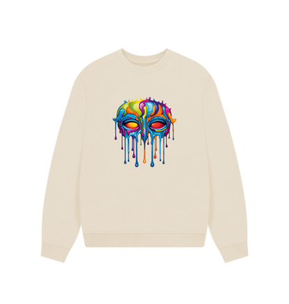 Oat Printed Sweater Front