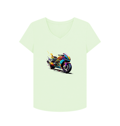 Pastel Green Printed T-shirt