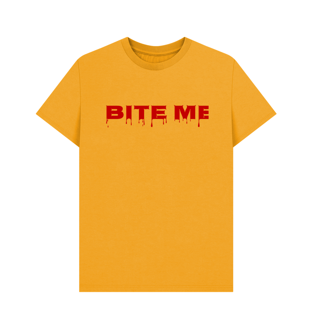 Mustard Bite Me - Unisex Basic T-shirt