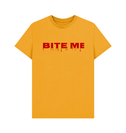 Mustard Printed T-shirt Front