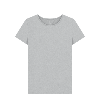 Grey Recycled Printed T-Shirt Front