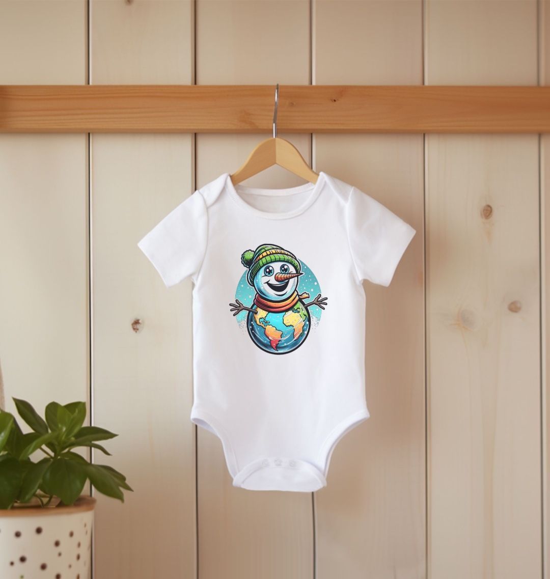 White Colour The Ecojoy Snowpal Apparel - Size 0-3m