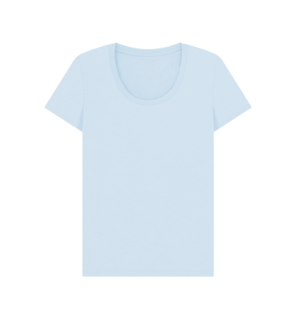 Sky Blue Printed T-shirt