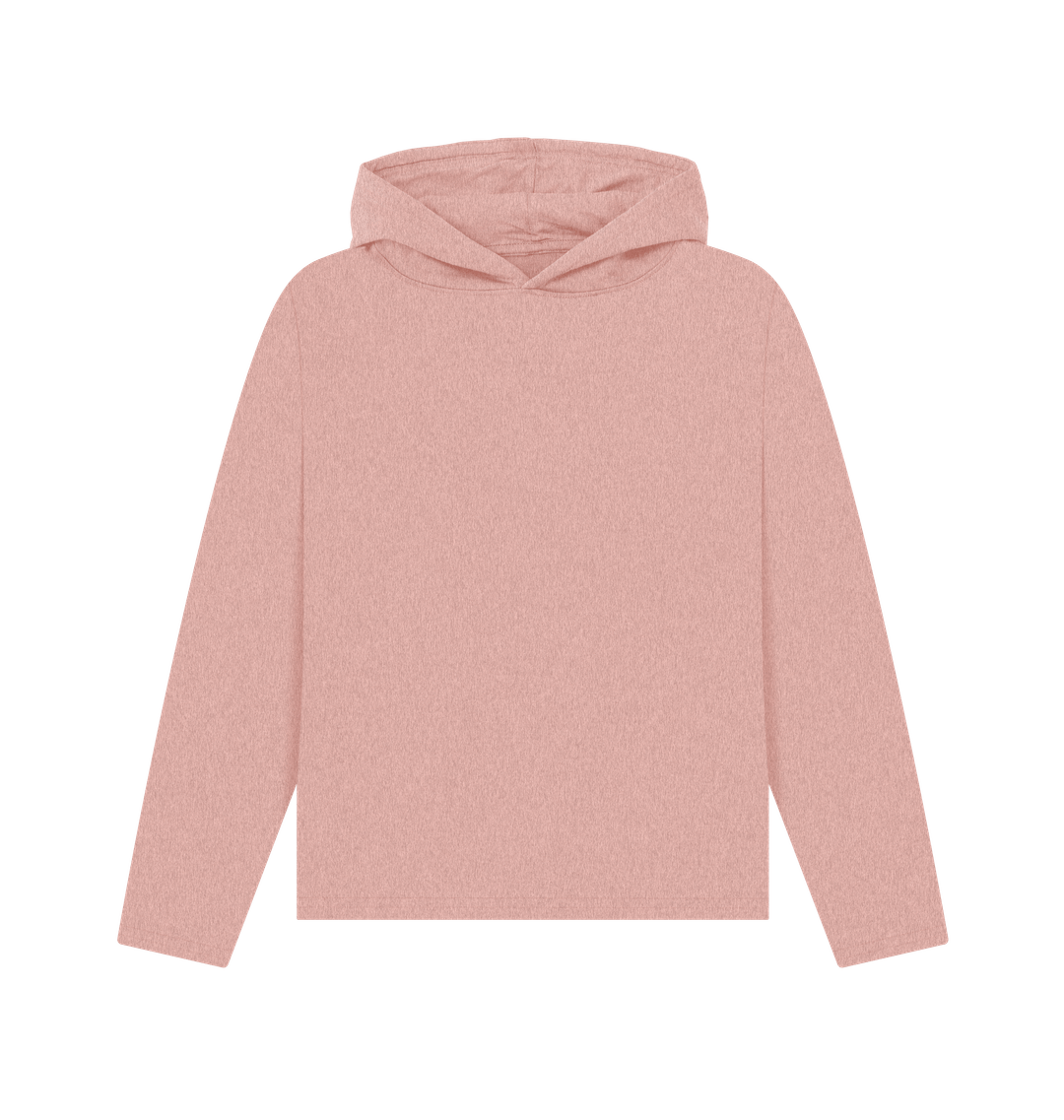 Sunset Pink Plain Women's Remill\u00ae Relaxed Fit Hoodie