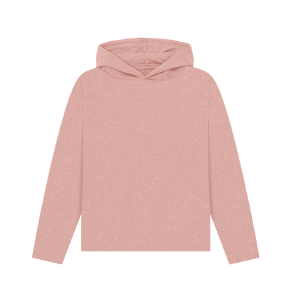 Sunset Pink Plain Women's Remill\u00ae Relaxed Fit Hoodie