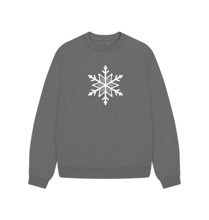 Slate Grey Printed Sweater