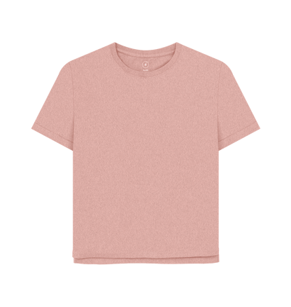 Sunset Pink Plain Women's Remill\u00ae Relaxed Fit T-shirt