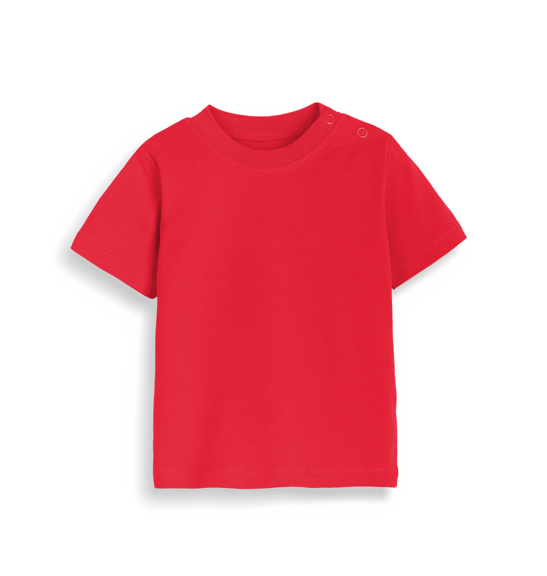 Red Plain Baby T-Shirt